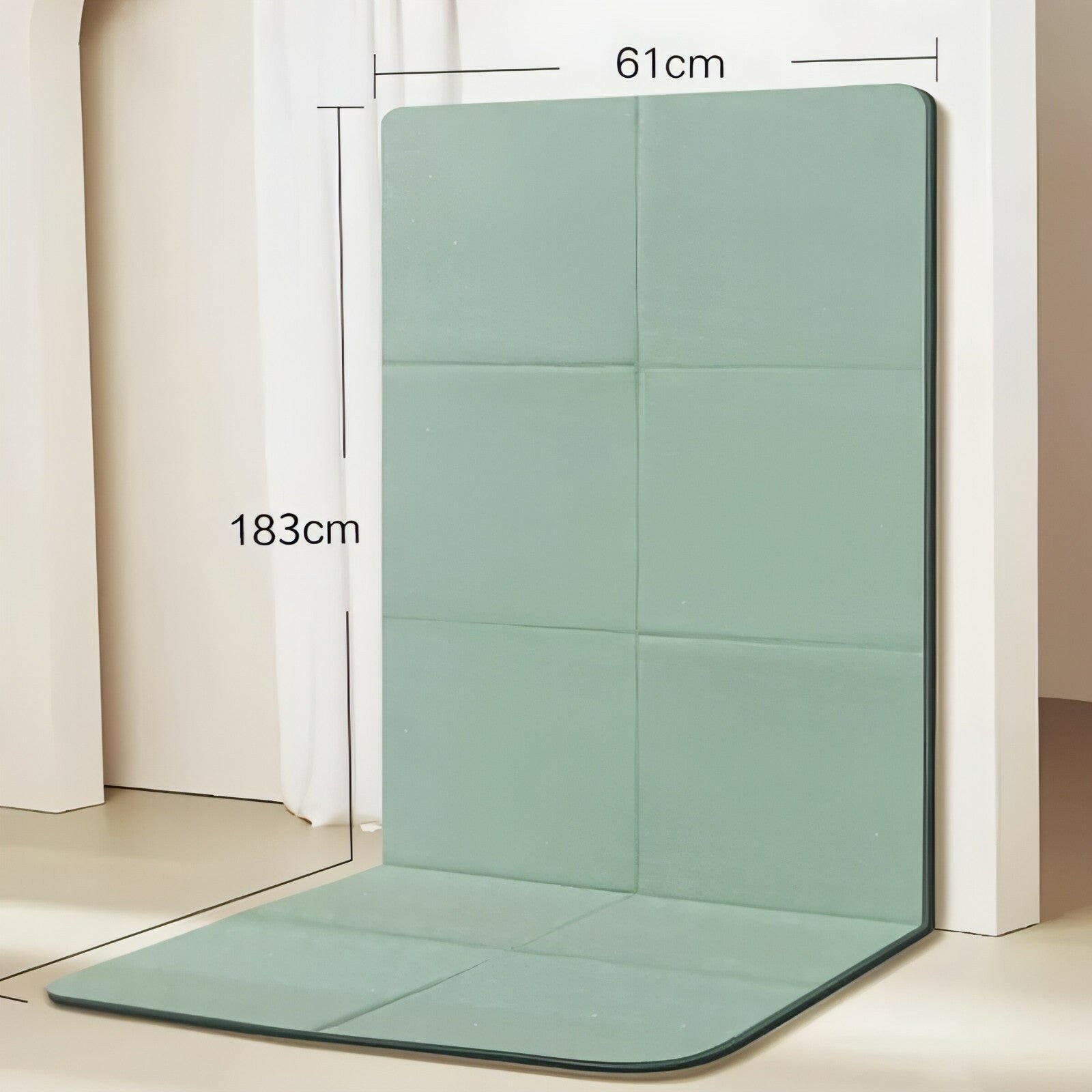 Foldable Yoga Mat Eco Friendly TPE Folding Travel Fitness Exercise