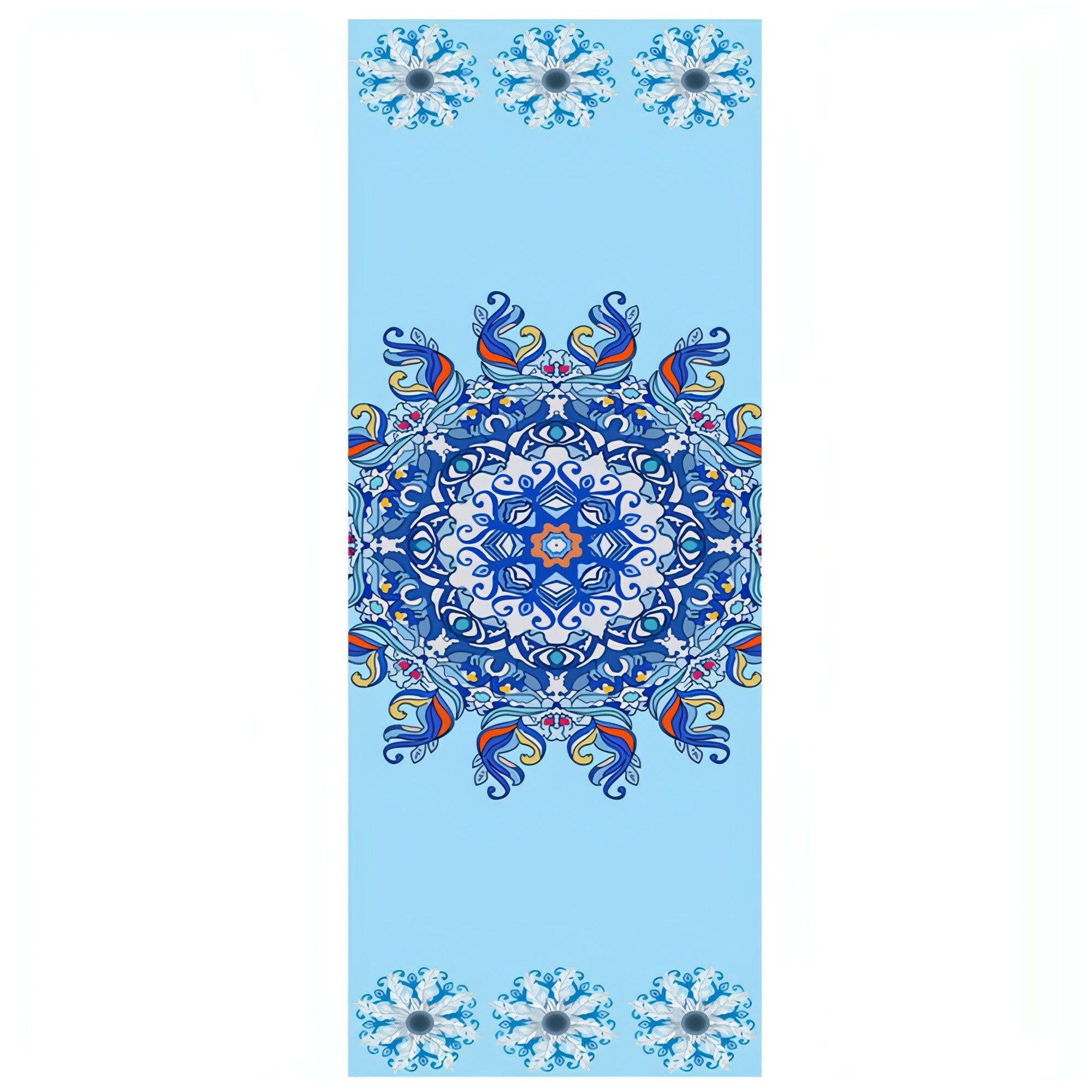 183*61Cm Yoga Mat Blanket Print Quick Dry Non-Slip Foldable Yoga Towel Fitness Blanket Portable Yoga Mat Towel for Home Gym Yoga
