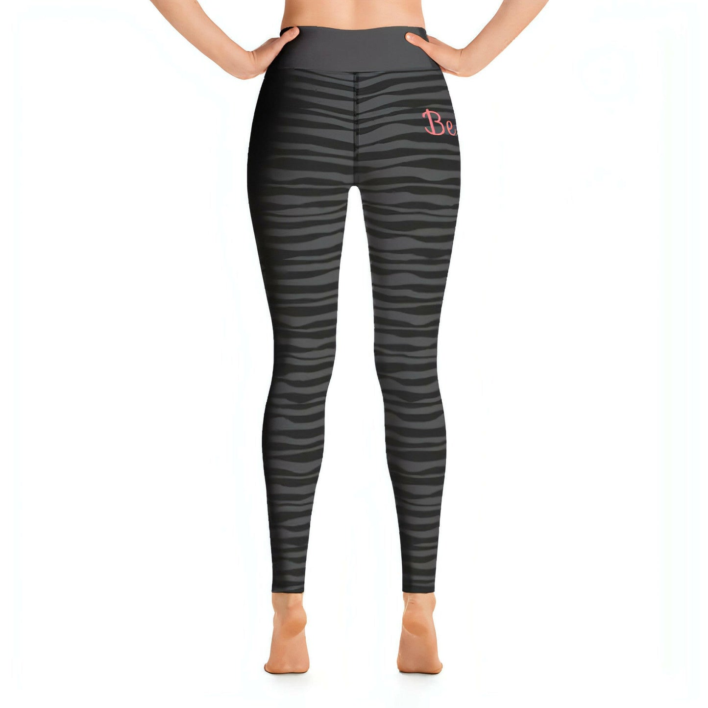 "Be You" - Leggings - ZEBRA BLACK.