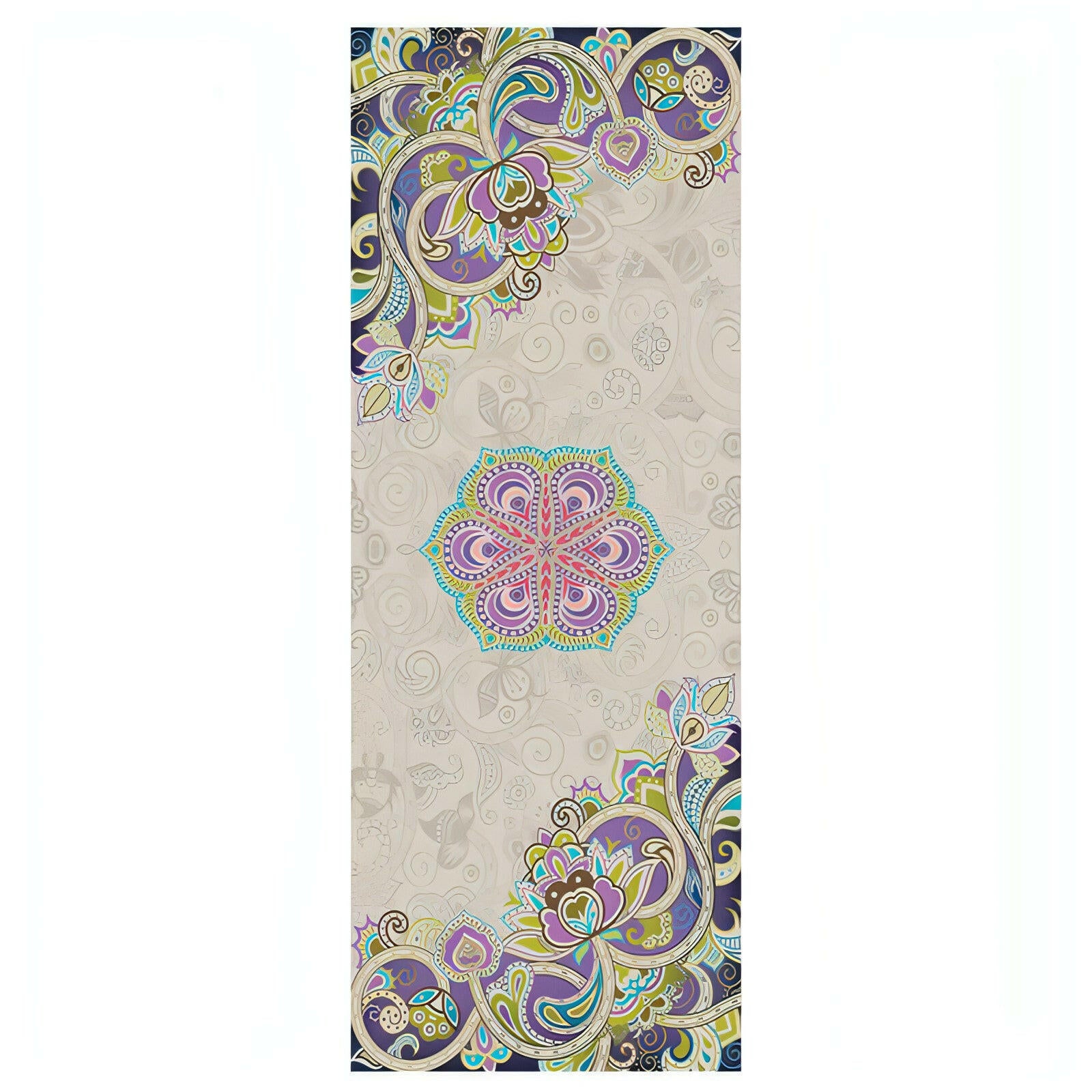 183*61Cm Yoga Mat Blanket Print Quick Dry Non-Slip Foldable Yoga Towel Fitness Blanket Portable Yoga Mat Towel for Home Gym Yoga