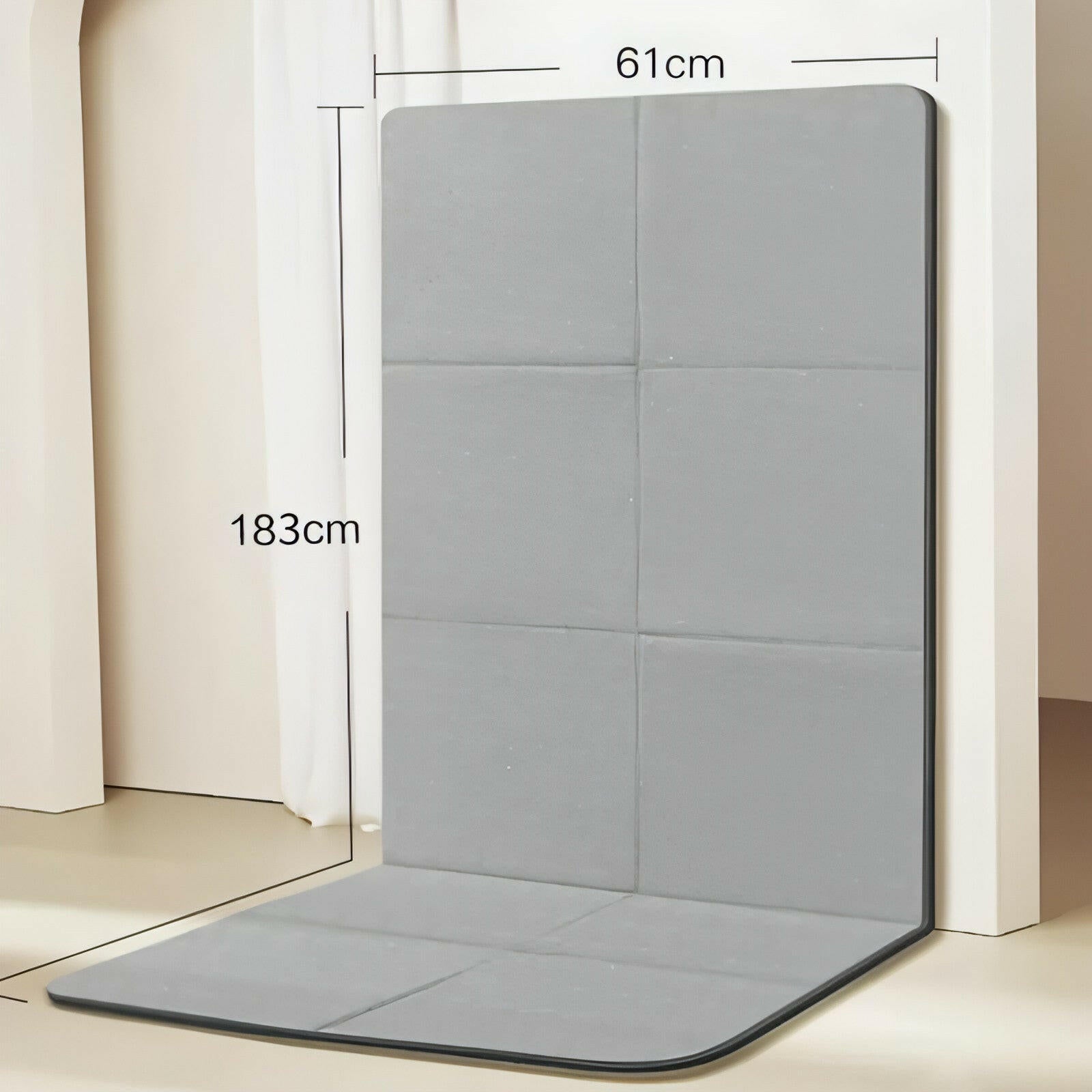 Foldable Yoga Mat Eco Friendly TPE Folding Travel Fitness Exercise