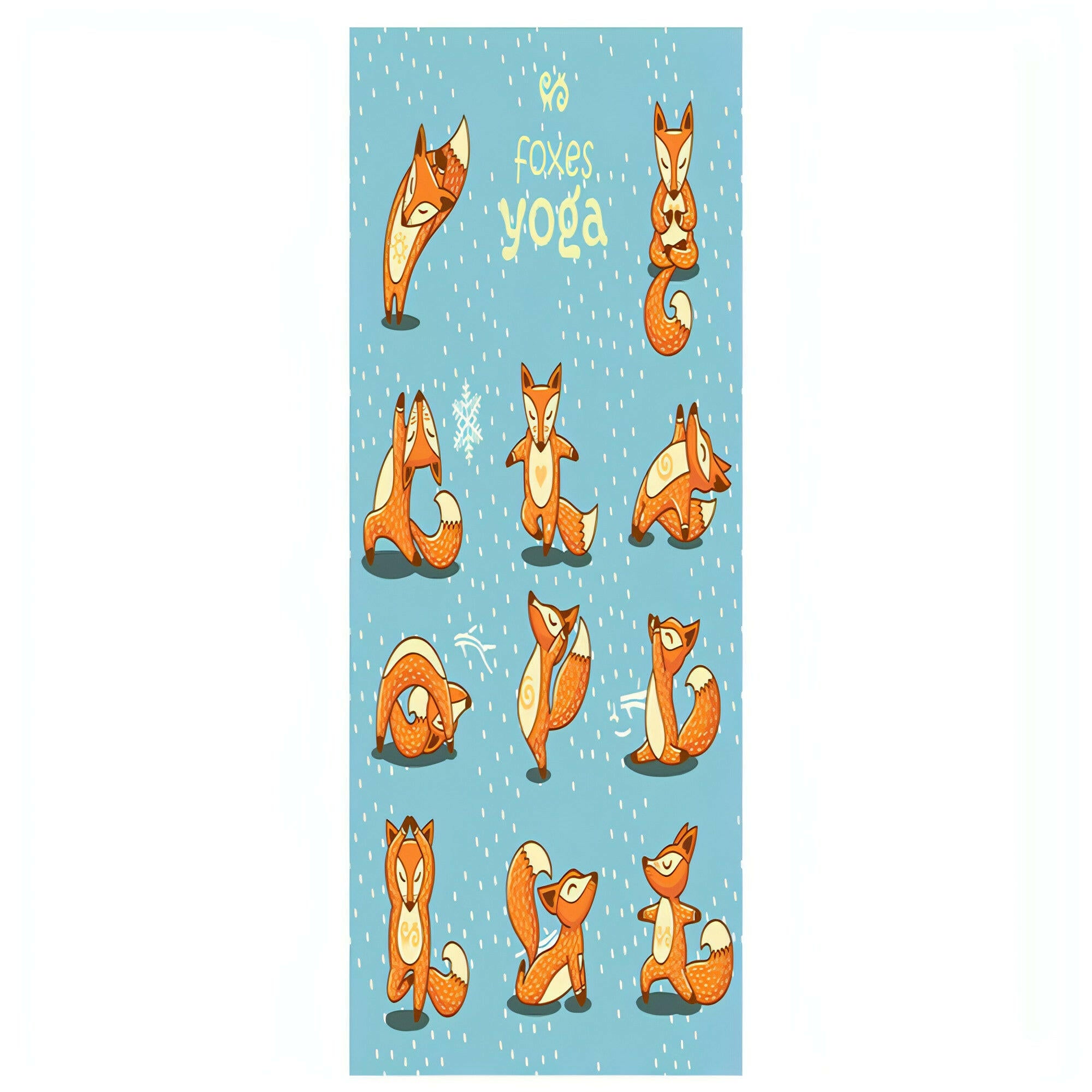 183*61Cm Yoga Mat Blanket Print Quick Dry Non-Slip Foldable Yoga Towel Fitness Blanket Portable Yoga Mat Towel for Home Gym Yoga