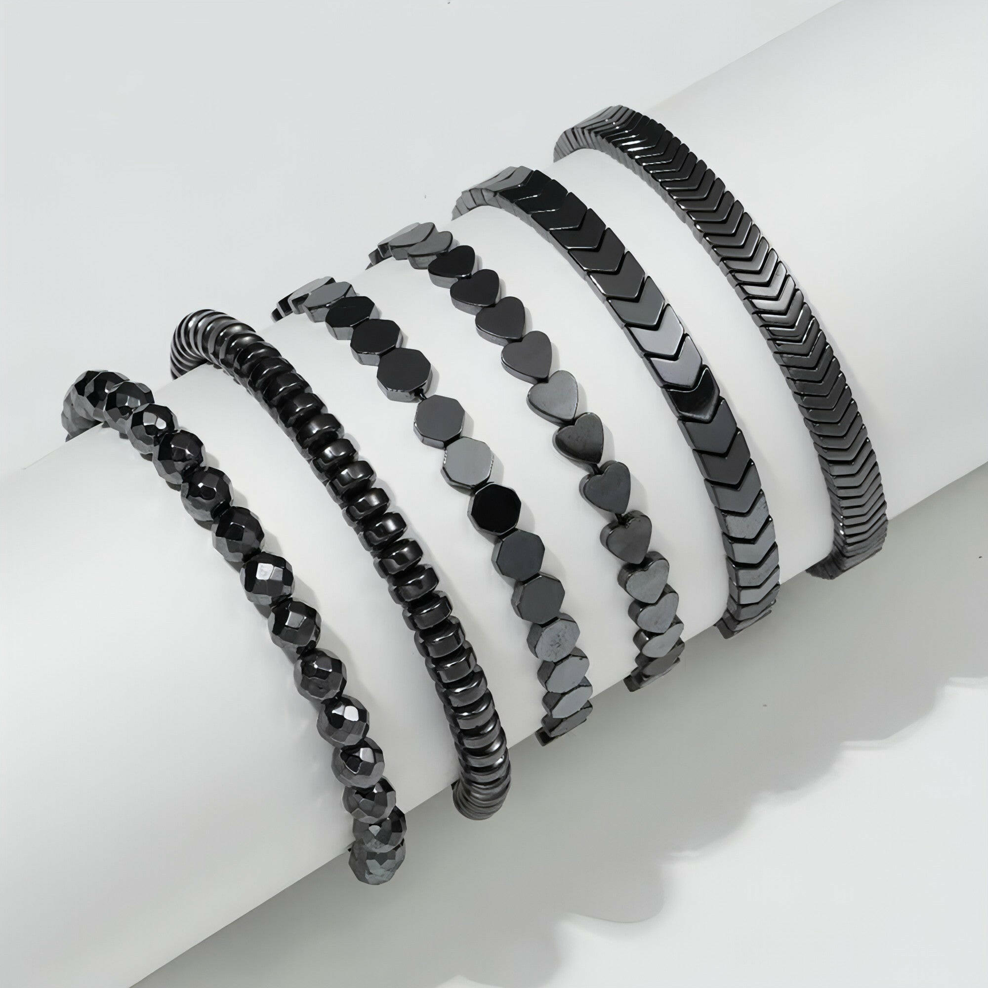 Magnetic Therapy Health Care Loss Weight Effective Black Stone Bracelets Slimming Stimulating Acupoints Arthritis Pain Relief