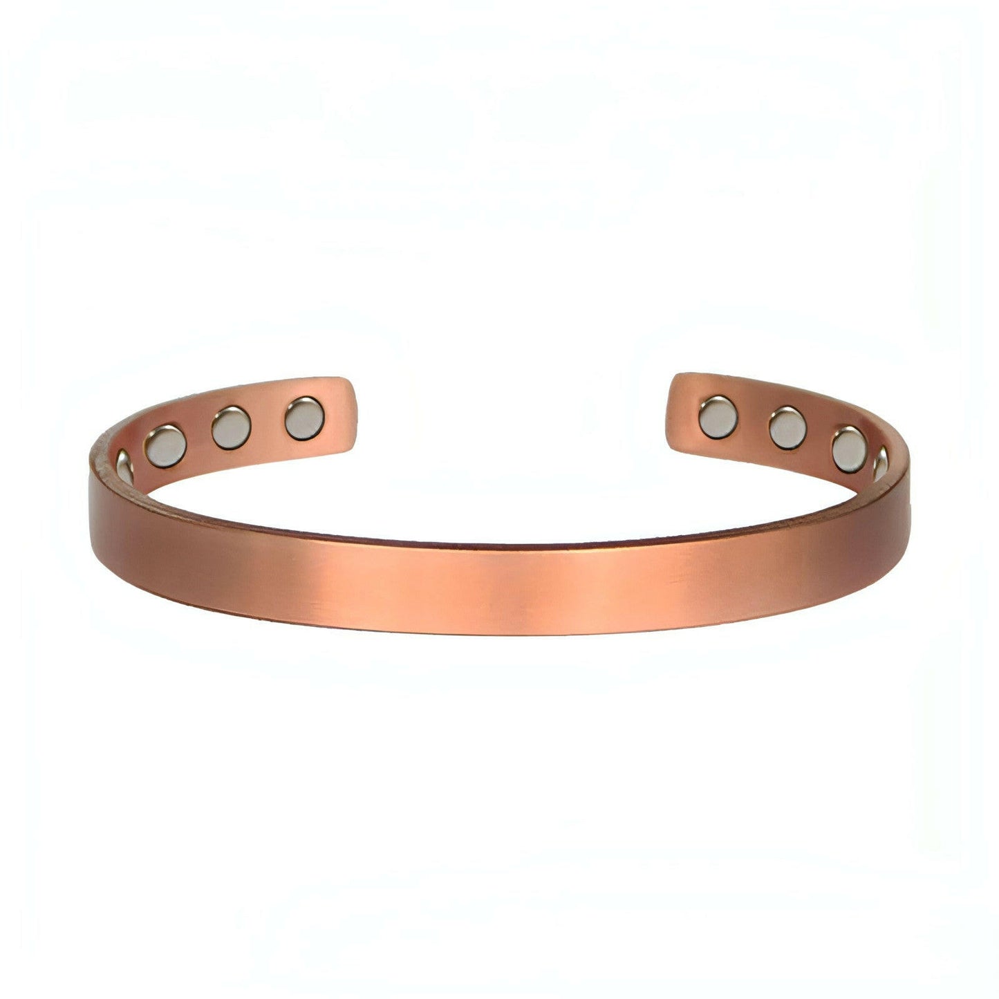 Women Magnetic Copper Bracelet Healing Bio Therapy Arthritis Pain Relief Bangle Cuff Magnetic Therapy Bracelet 8 Pcs Magnet