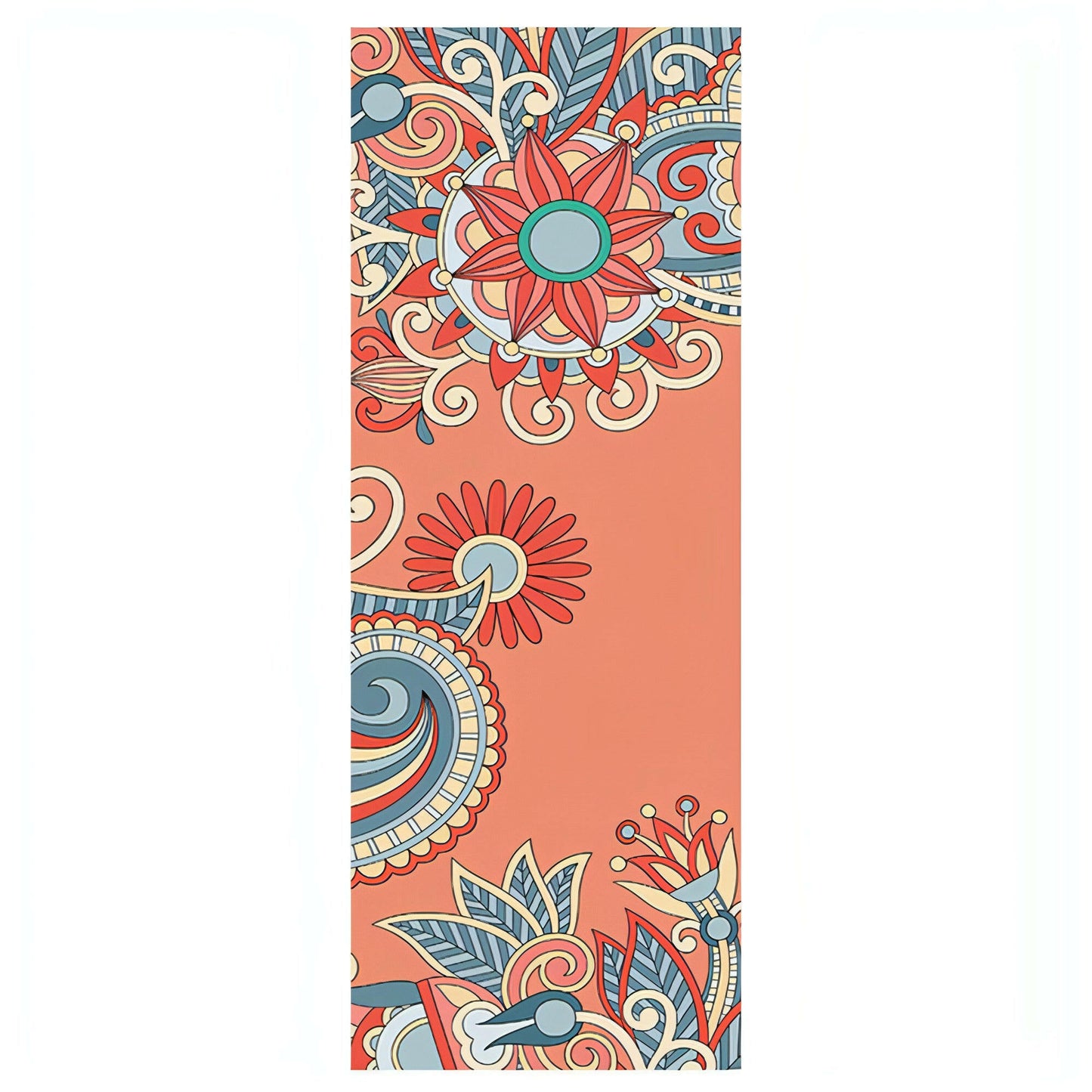 183*61Cm Yoga Mat Blanket Print Quick Dry Non-Slip Foldable Yoga Towel Fitness Blanket Portable Yoga Mat Towel for Home Gym Yoga
