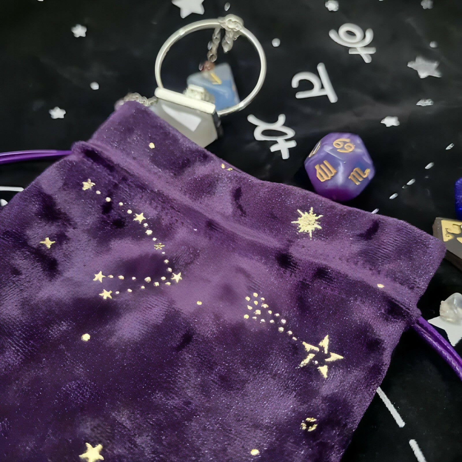 Velvet Drawstring Bag Thick and Reusable Dices Bag Jewelry Bag Pouch for Tarot Rune Bag Playing Cards Coins Cosmetics Cards
