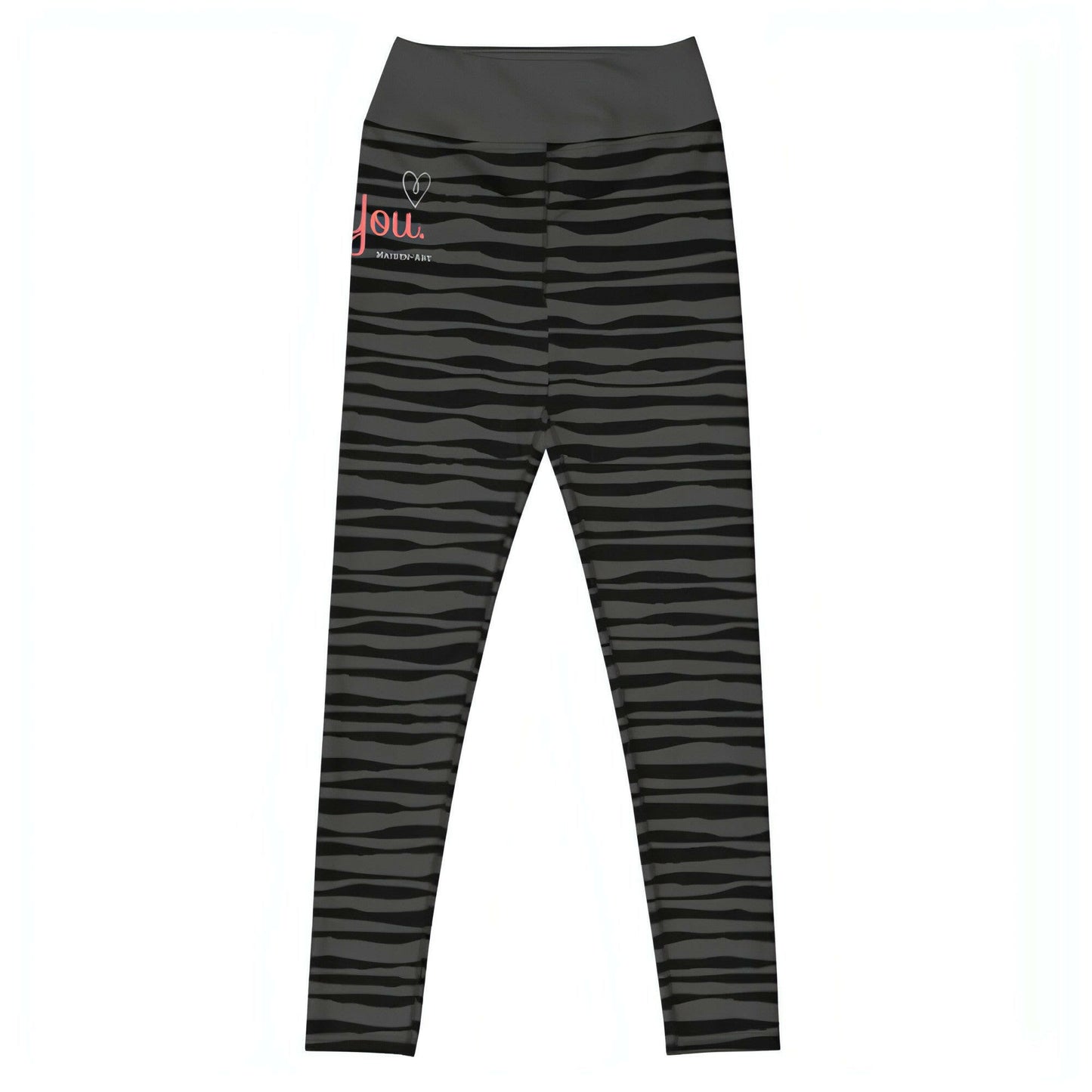 "Be You" - Leggings - ZEBRA BLACK.