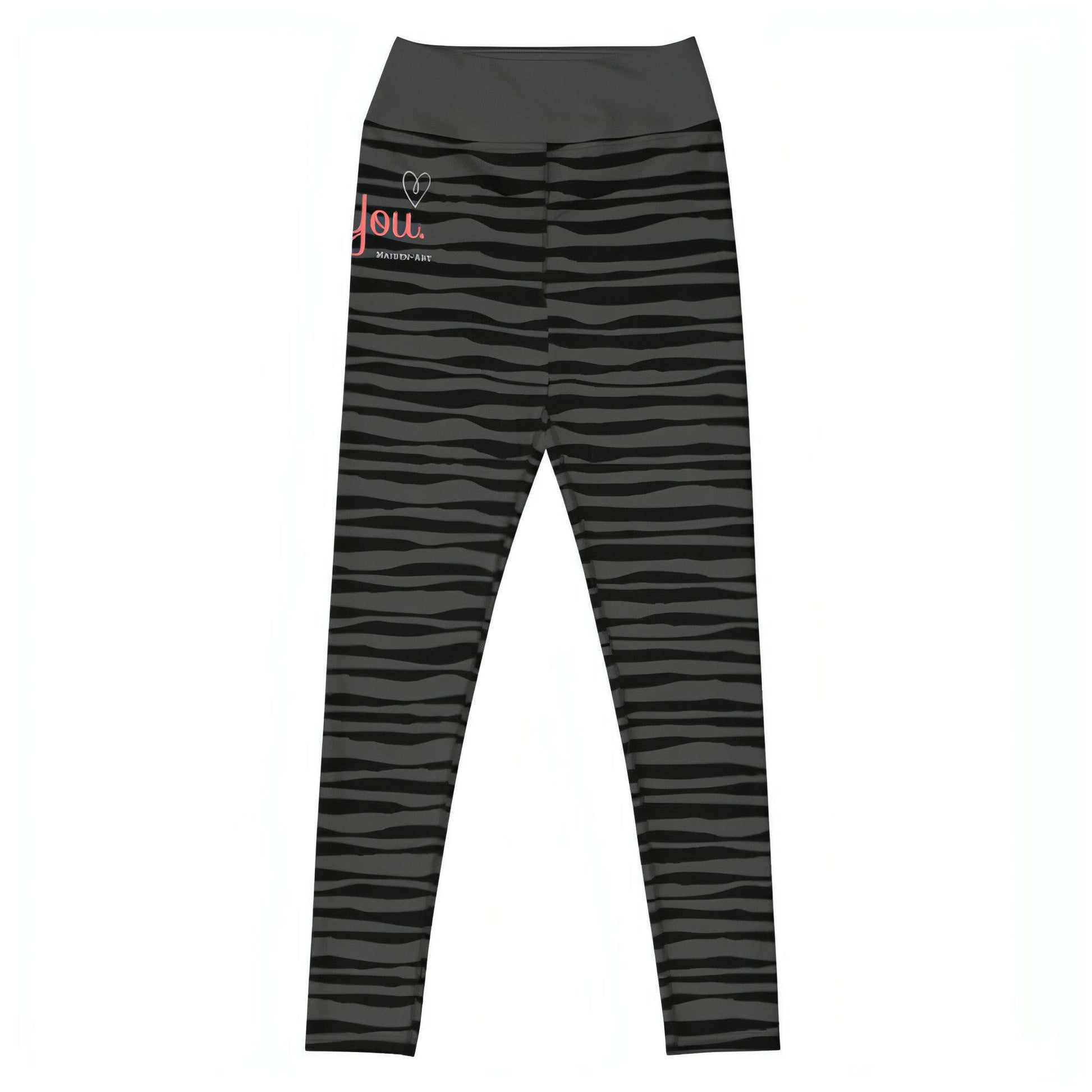 "Be You" - Leggings - ZEBRA BLACK.