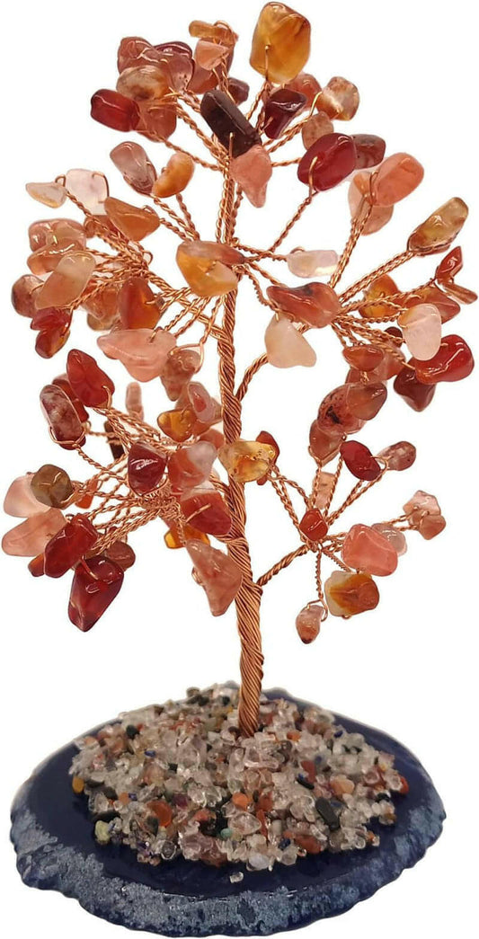 Crystal Gem Money Tree for Chakra Healing Feng Shui Meditation Good Luck Wealth & Prosperity