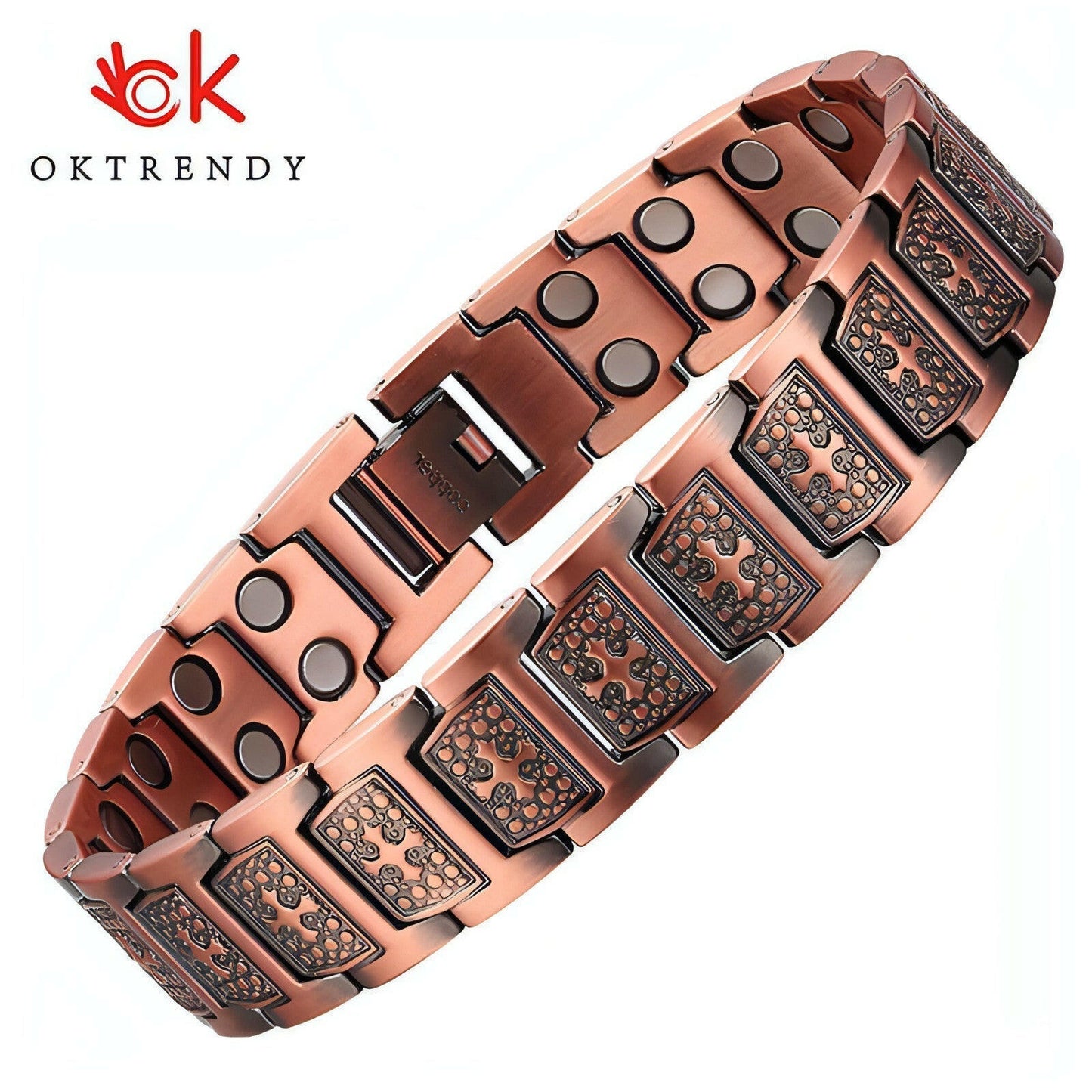 Oktrendy Copper Magnets Bracelets & Bangles Wristband