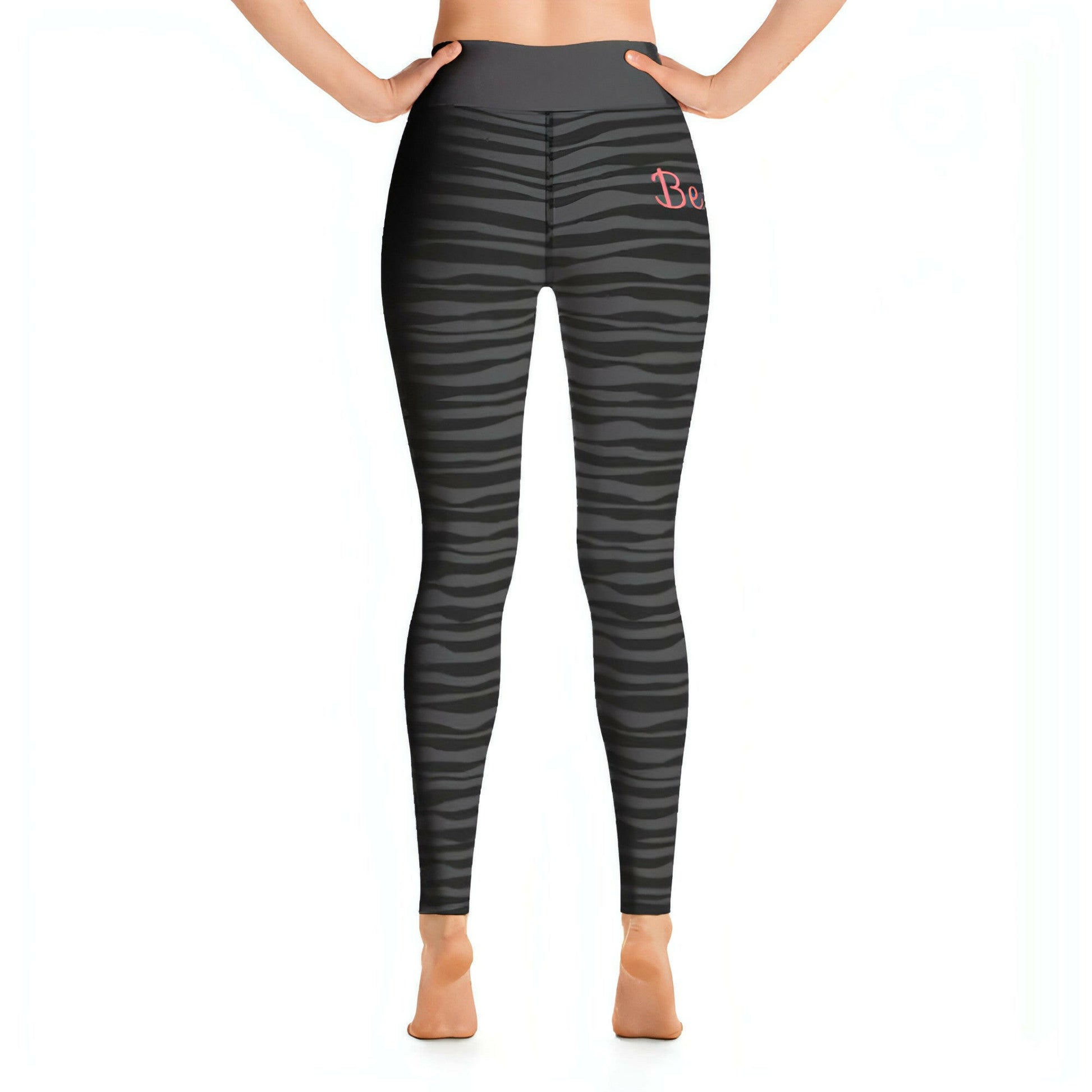 "Be You" - Leggings - ZEBRA BLACK.