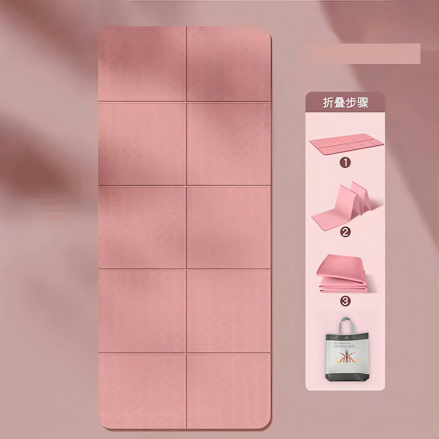 Yoga Mat Fitness Mat Home Non-Slip Thickening Shock Absorption Mute Sound Insulation Mat Sports Yoga Mat