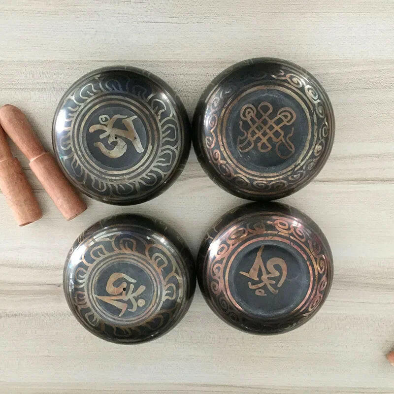 Nepal Tibetan Sound Bowls Himalayan Buddhist Yoga Meditation Singing Bowl Fengshui