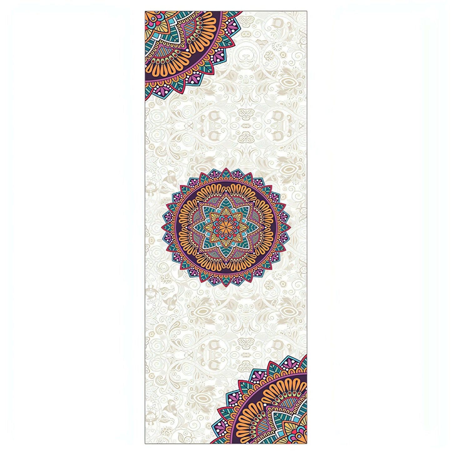 183*61Cm Yoga Mat Blanket Print Quick Dry Non-Slip Foldable Yoga Towel Fitness Blanket Portable Yoga Mat Towel for Home Gym Yoga