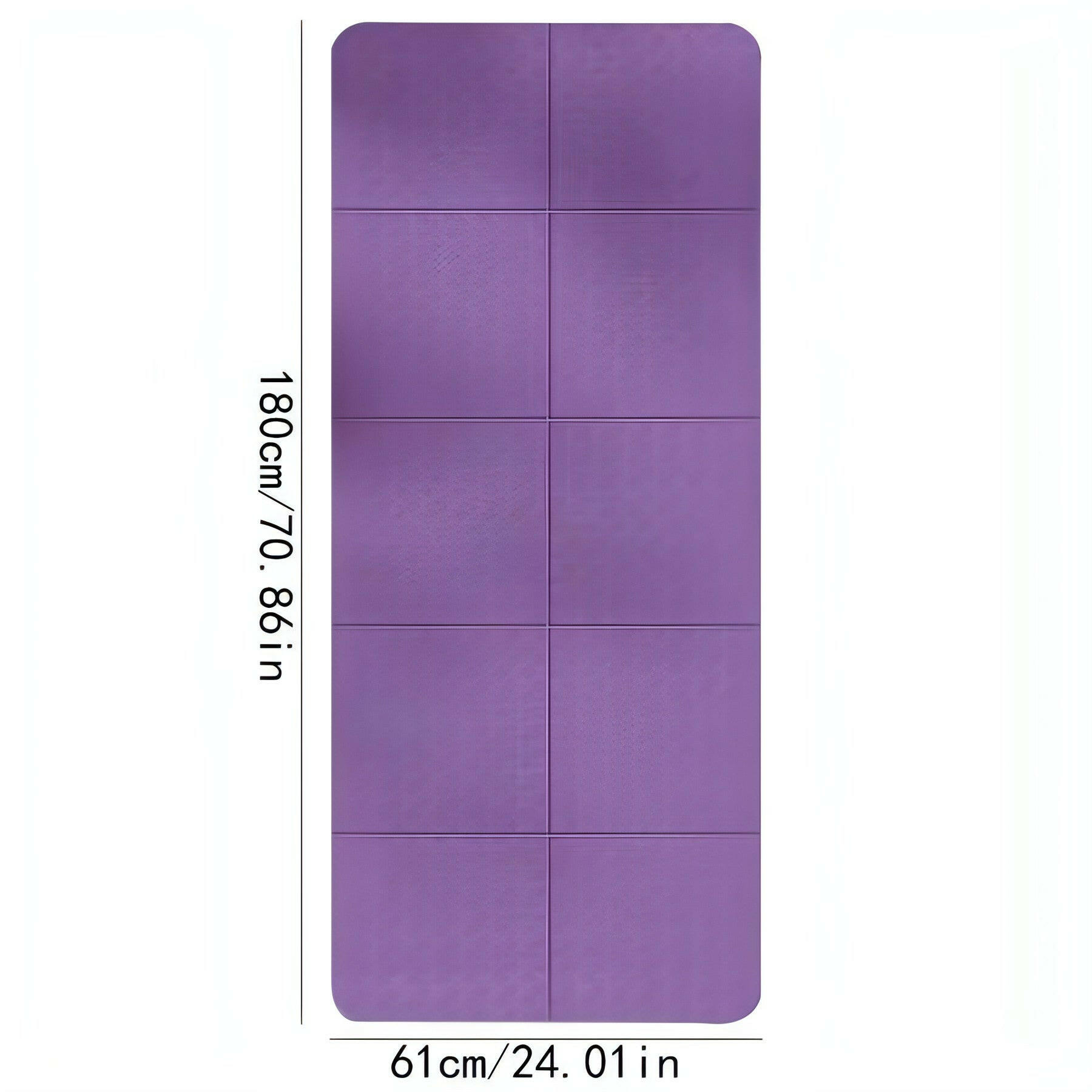 Yoga Mat Fitness Mat Home Non-Slip Thickening Shock Absorption Mute Sound Insulation Mat Sports Yoga Mat