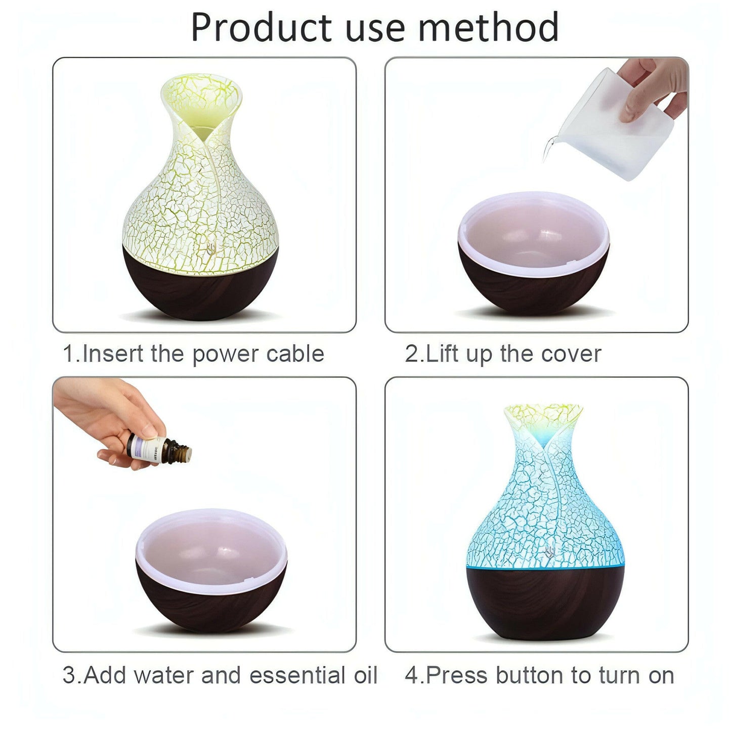 Humidifier Ultrasonic Aromatherapy Essential Oil Diffuser Cool Mist Sprayer Air Humificador Car Mist Maker Fogger USB Mini Car