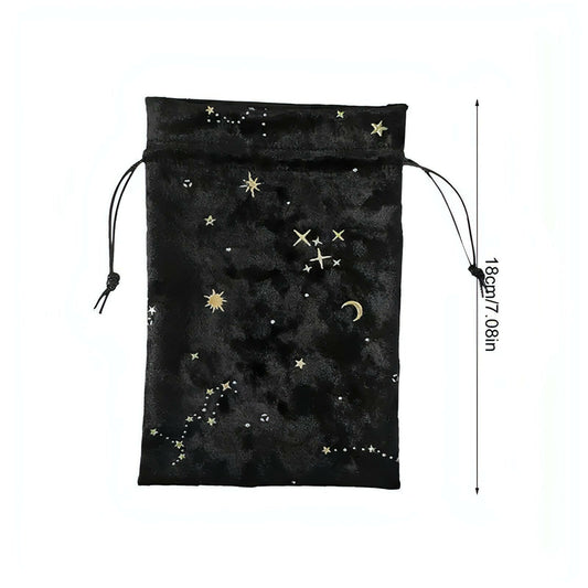 Velvet Drawstring Bag Thick and Reusable Dices Bag Jewelry Bag Pouch for Tarot Rune Bag Playing Cards Coins Cosmetics Cards