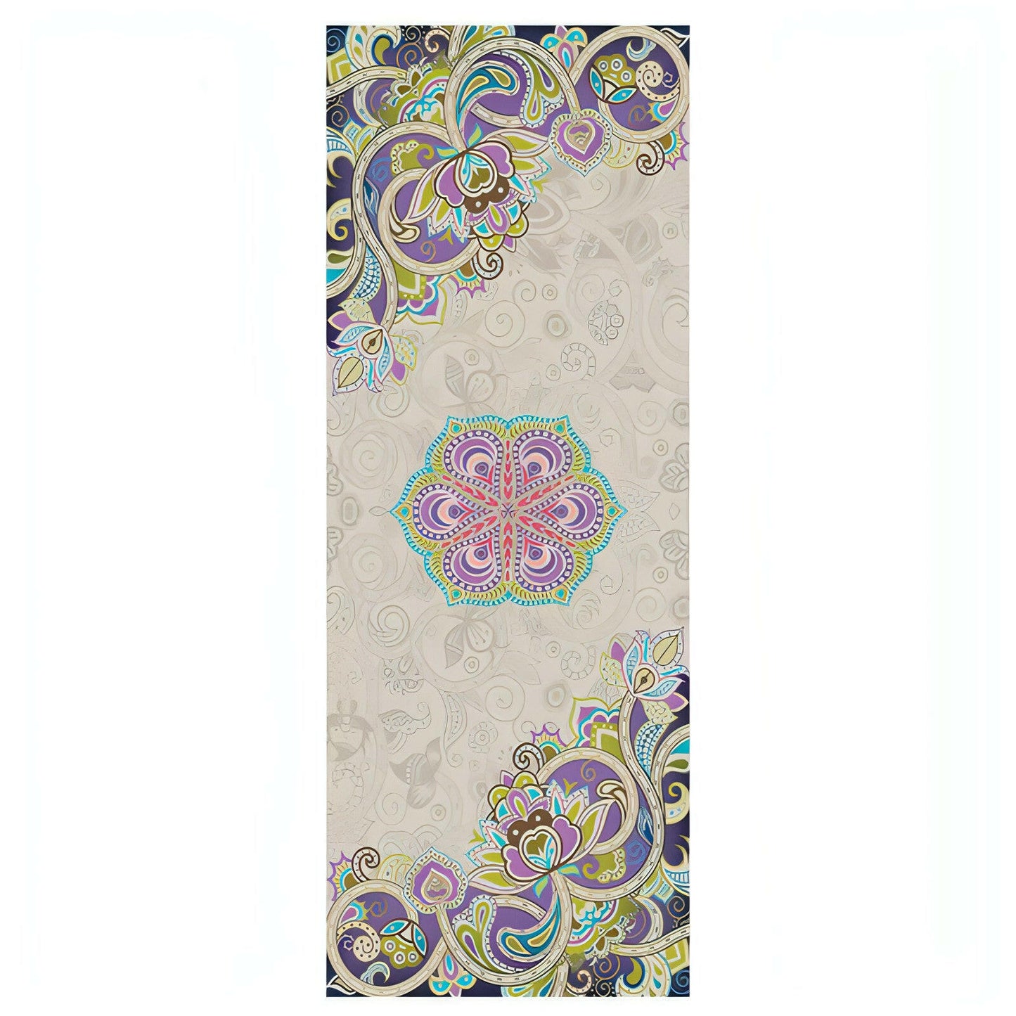 183*61Cm Yoga Mat Blanket Print Quick Dry Non-Slip Foldable Yoga Towel Fitness Blanket Portable Yoga Mat Towel for Home Gym Yoga