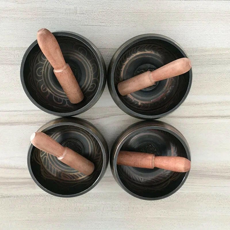 Nepal Tibetan Sound Bowls Himalayan Buddhist Yoga Meditation Singing Bowl Fengshui