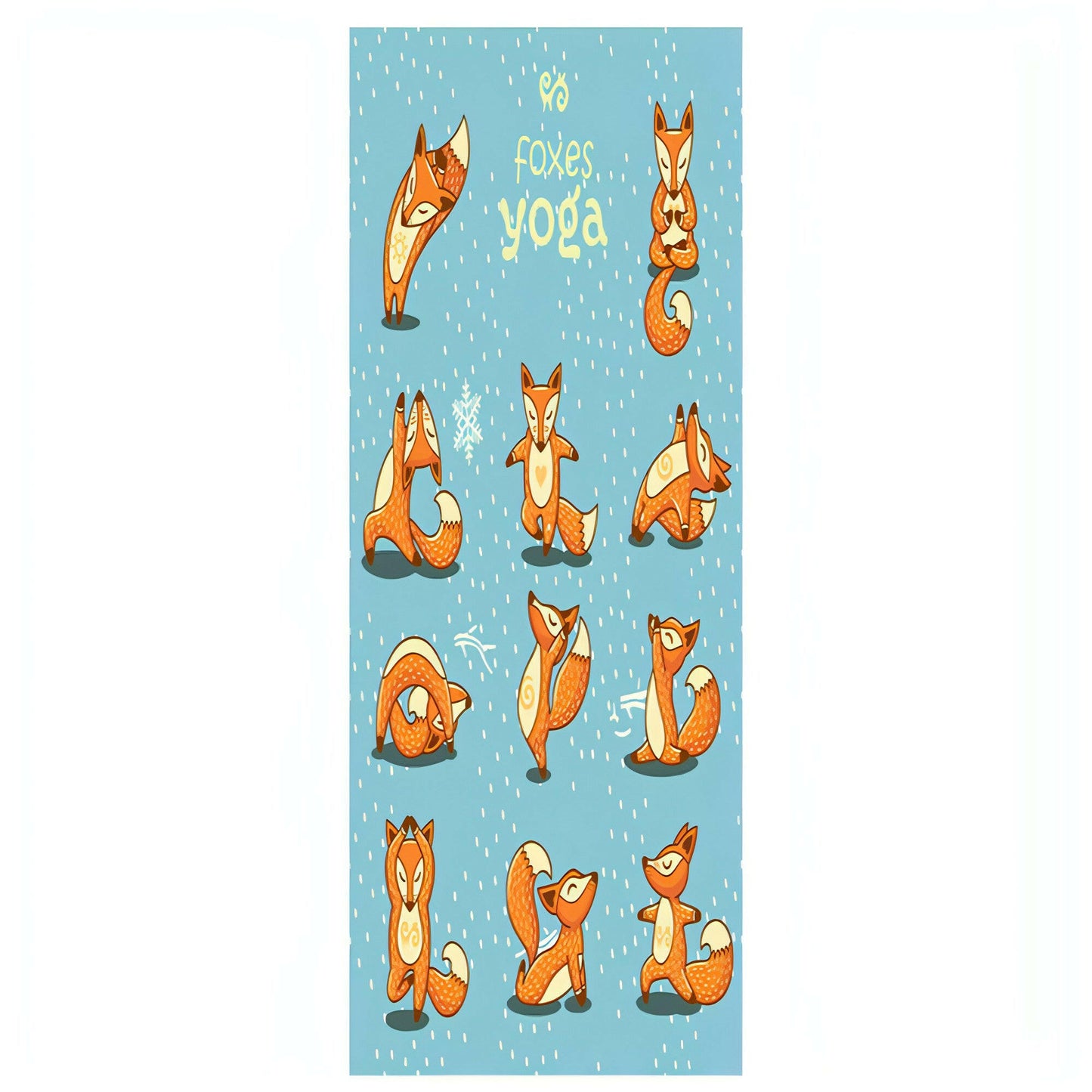 183*61Cm Yoga Mat Blanket Print Quick Dry Non-Slip Foldable Yoga Towel Fitness Blanket Portable Yoga Mat Towel for Home Gym Yoga