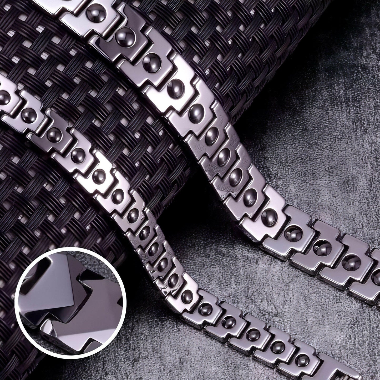 Tungsten Magnetic Bracelet for Women Men Arrow Couple Tungsten Bracelet Men Chain Health Energy Hematite Bracelet anti Scratch