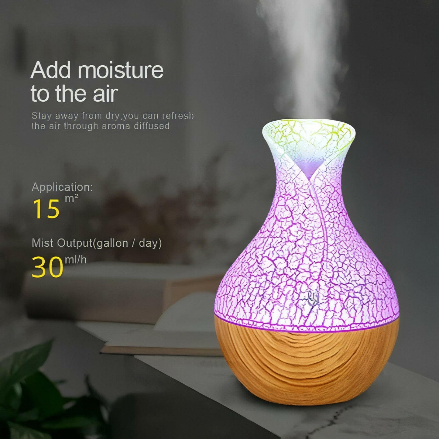 Humidifier Ultrasonic Aromatherapy Essential Oil Diffuser Cool Mist Sprayer Air Humificador Car Mist Maker Fogger USB Mini Car