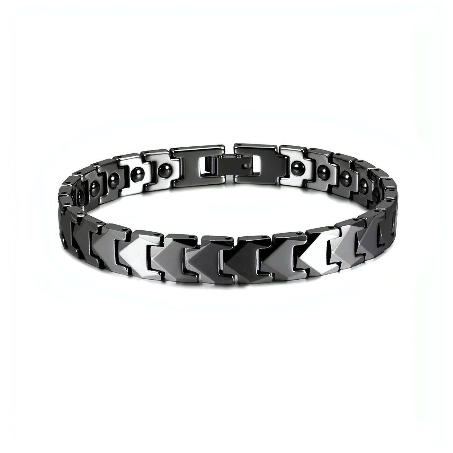 Tungsten Magnetic Bracelet for Women Men Arrow Couple Tungsten Bracelet Men Chain Health Energy Hematite Bracelet anti Scratch
