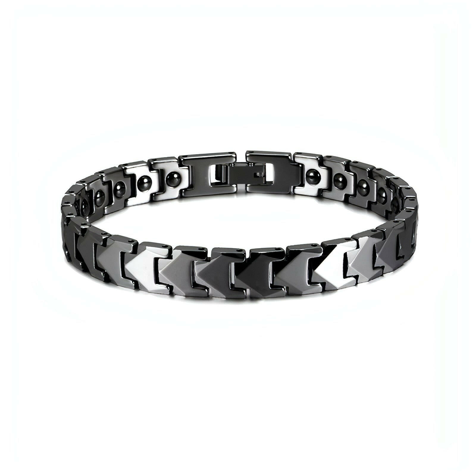 Tungsten Magnetic Bracelet for Women Men Arrow Couple Tungsten Bracelet Men Chain Health Energy Hematite Bracelet anti Scratch
