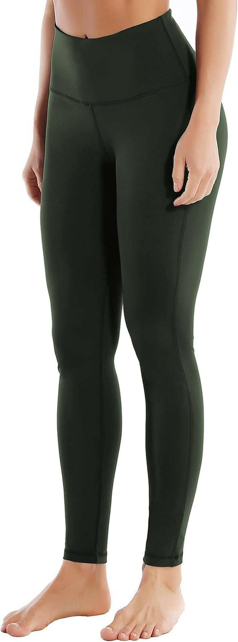 High-waisted yoga pants with 22"/26"/28" inseam, inner pocket, and tummy control.