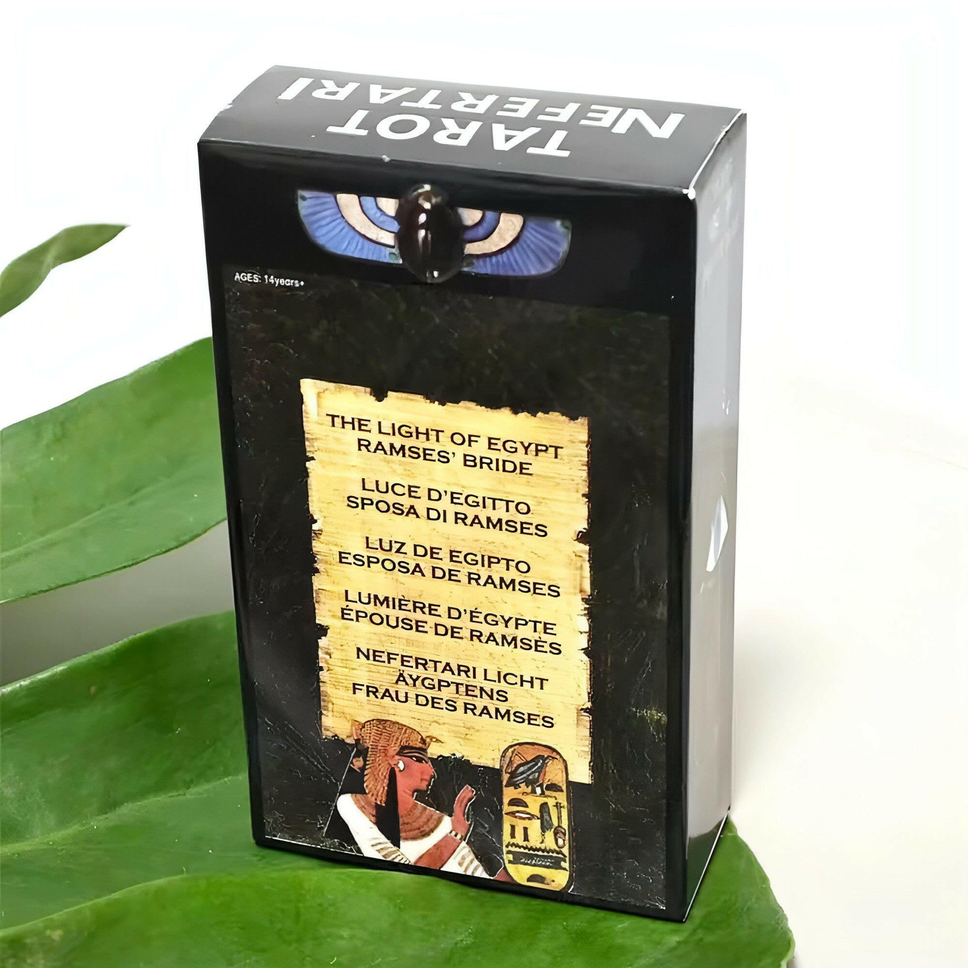 Tarot Nefertari (Multilingual Edition) 78 Pcs Egyptian Themed Tarot Cards 10.3*6Cm